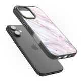 iPhone 16 Pro Max Pink & Purple Marble Black Impact Phone Case