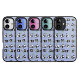 iPhone 16 Pro Max Panda Pattern Black Impact Phone Case