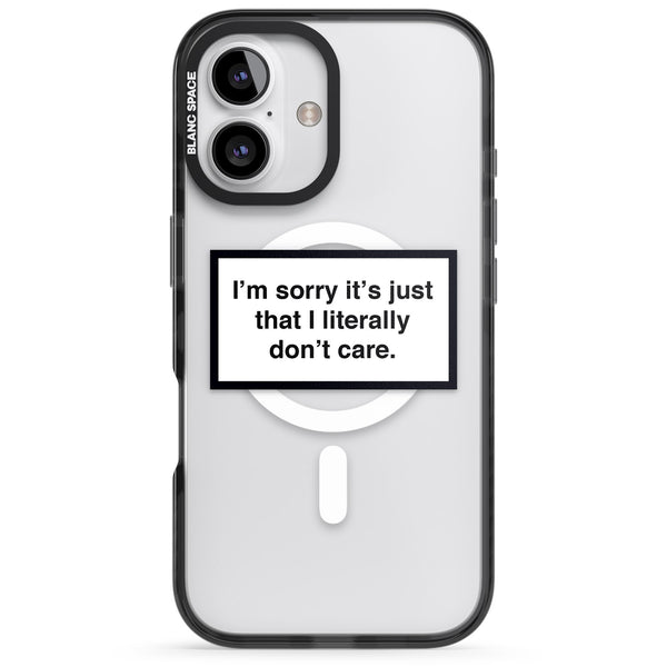 Literally Don't Care