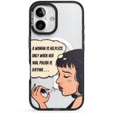 Drying Nails - Pop Art Black Impact Magsafe Phone Case for iPhone 16, iPhone 16 Plus