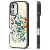 iPhone 16 Pro Max European Butterflies Black Impact Phone Case