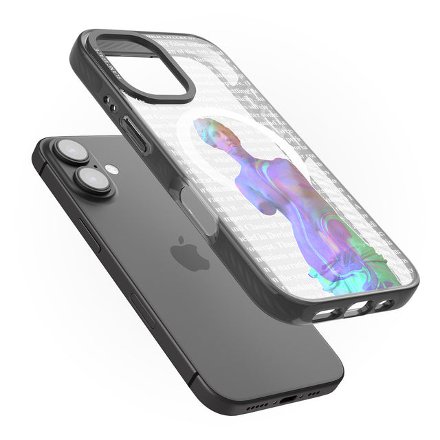 iPhone 16 Iridescent De Milo Clear Impact Phone Case