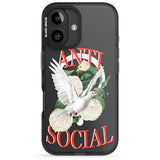 iPhone 16 Anti-Social Clear Impact Phone Case