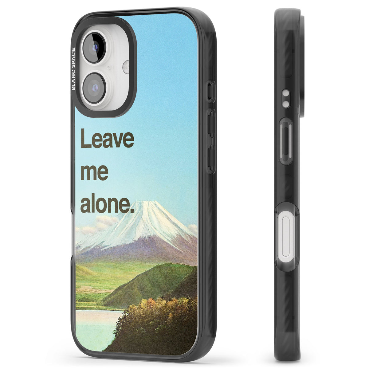 iPhone 16 Pro Max Leave me alone Black Impact Phone Case