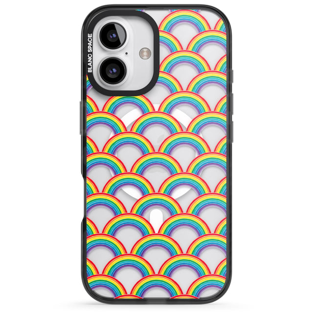 iPhone 16 Pro Max Somewhere over the rainbow Black Impact Phone Case