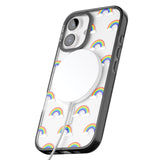 iPhone 16 Pro Max Rainbow of possibilities Black Impact Phone Case