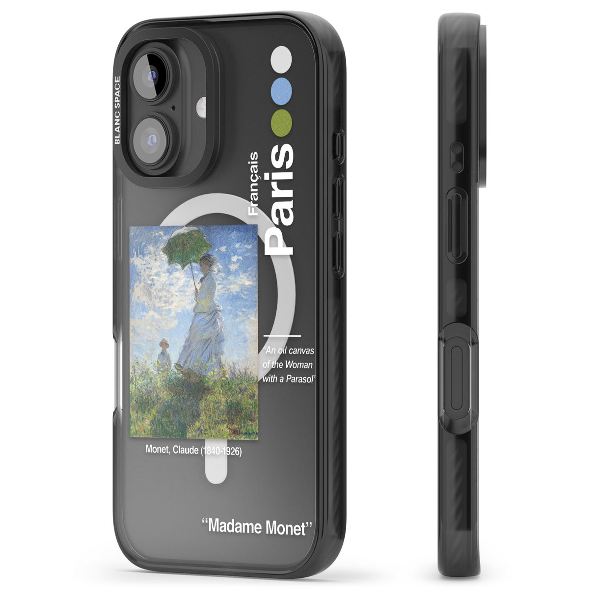 iPhone 16 Pro Max Madame Monet and Her Son Black Impact Phone Case