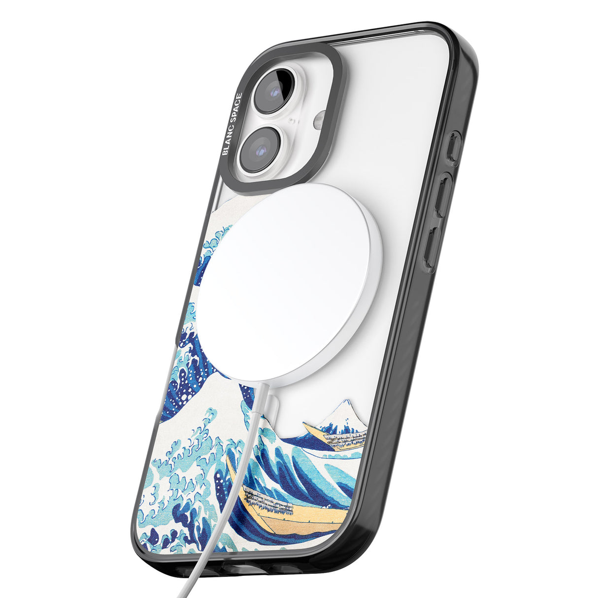 iPhone 16 Pro Max The Great Wave of Kanagawa Black Impact Phone Case