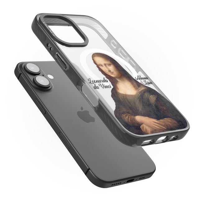 iPhone 16 Pro Max Mona Lisa Cutout Black Impact Phone Case