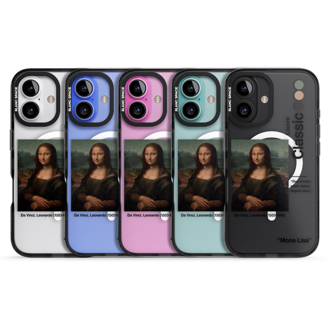 iPhone 16 Pro Max Mona Lisa - Leonardo Da Vinci Black Impact Phone Case