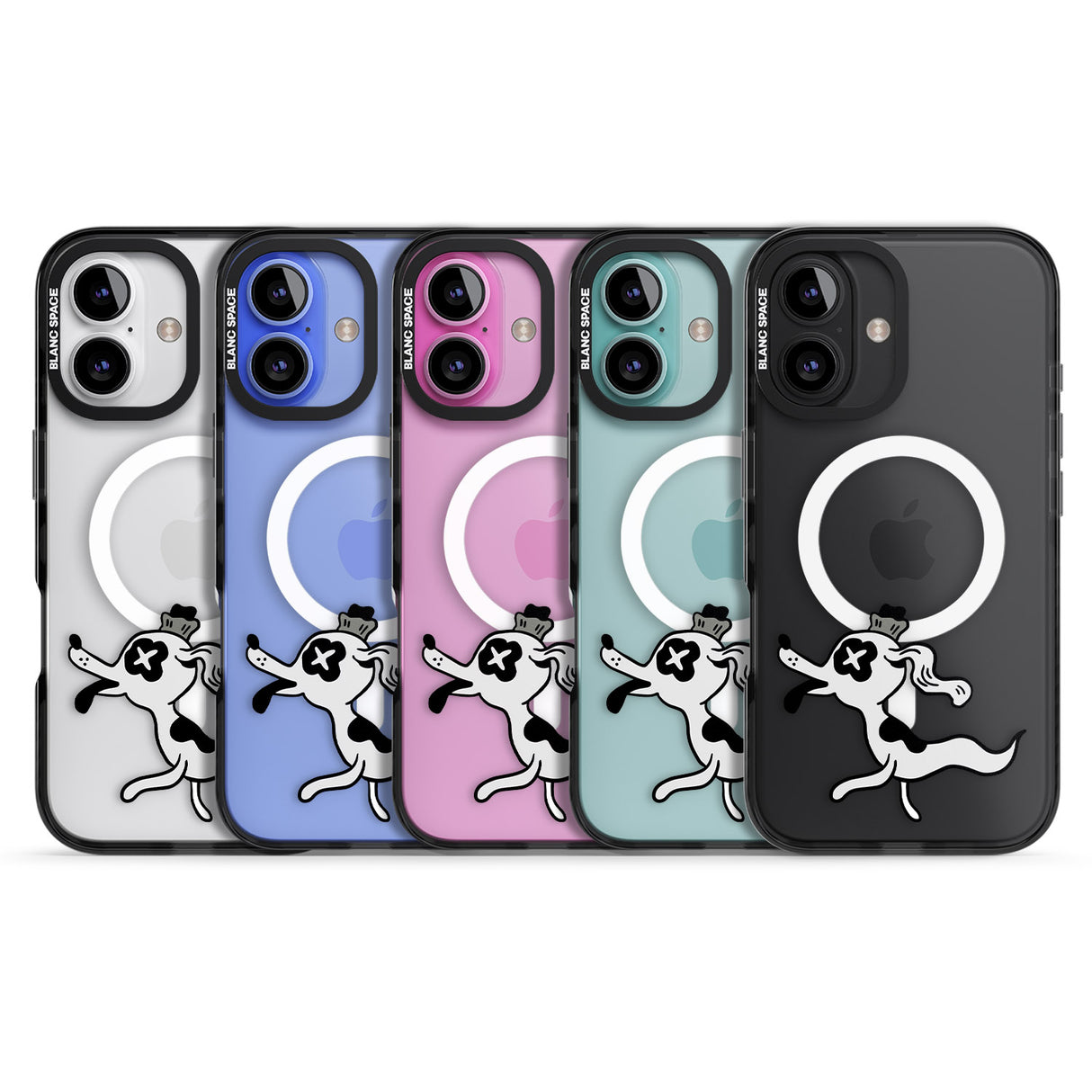 iPhone 16 Pro Max Dog Spirit Black Impact Phone Case