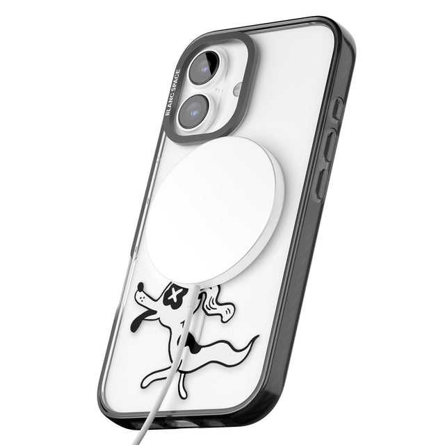 iPhone 16 Pro Max Dog Spirit Black Impact Phone Case