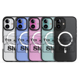 You are Sh*t Black Impact Magsafe Phone Case for iPhone 16, iPhone 16 Plus