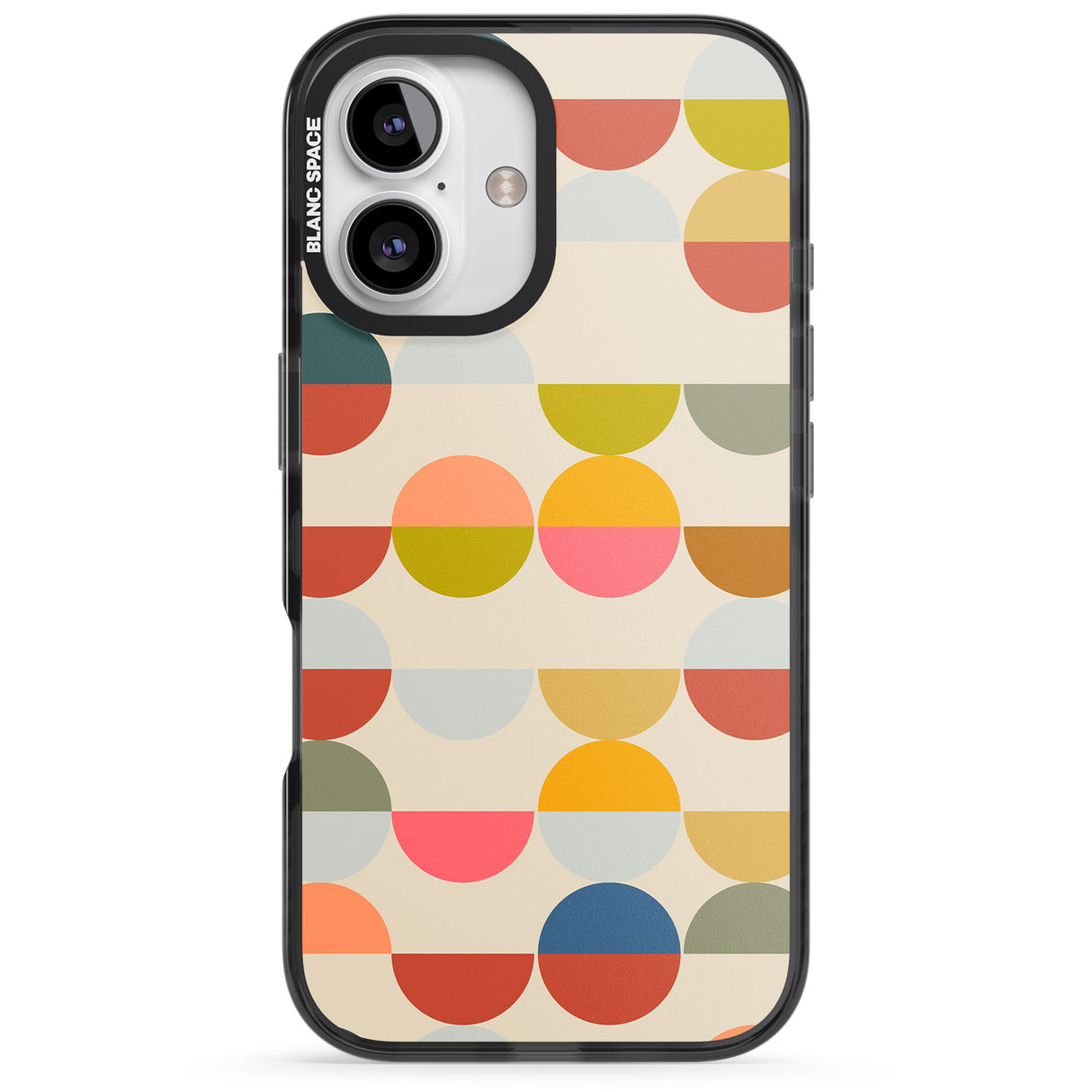 Abstract Retro Shapes: Colourful Circles