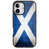 iPhone 16 Pro Max Scotland Saltire Flag Black Impact Phone Case