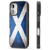 iPhone 16 Pro Max Scotland Saltire Flag Black Impact Phone Case