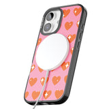 iPhone 16 Pro Max Sweet Hearts (Sunset) Black Impact Phone Case