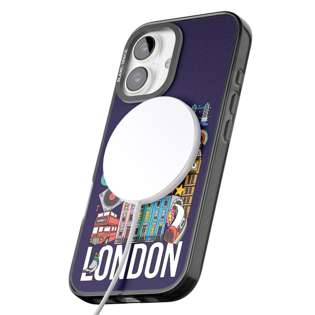 iPhone 16 Pro Max London Calling Black Impact Phone Case