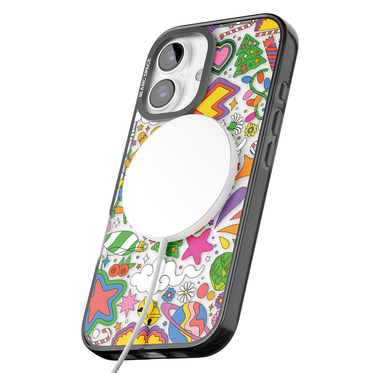 iPhone 16 Pro Max Whimsical Wonderland Black Impact Phone Case