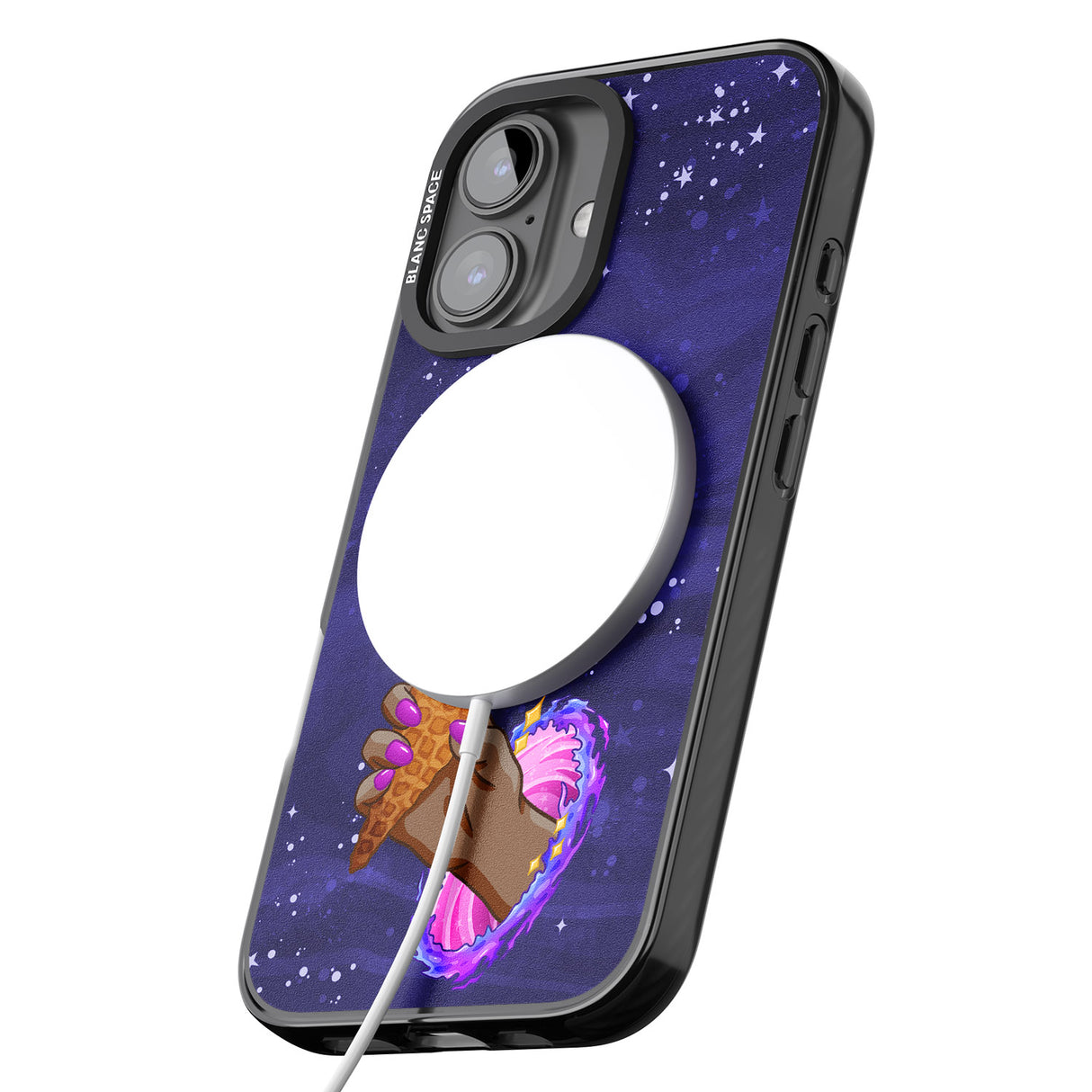 iPhone 16 Pro Max Interdimensional Ice Cream Black Impact Phone Case