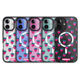 iPhone 16 Pro Max Strawberry Patch Black Impact Phone Case