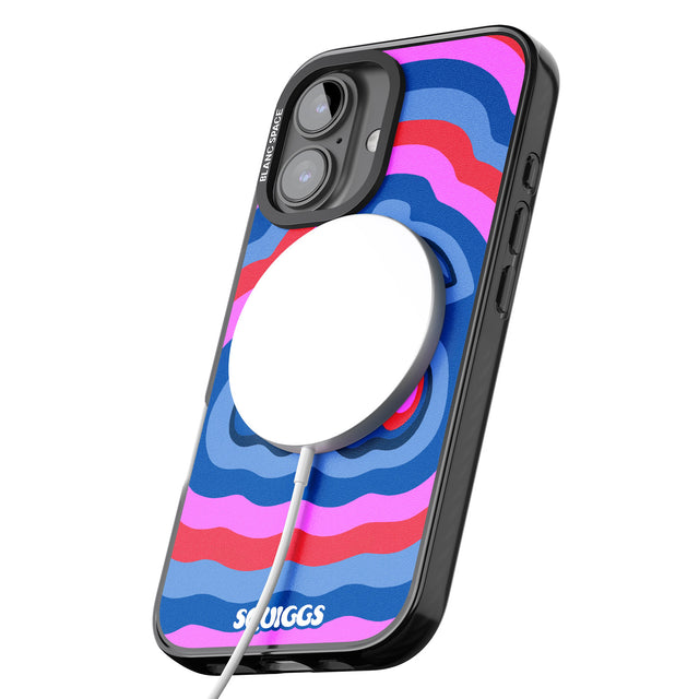 iPhone 16 Pro Max Cherry Rainbow Black Impact Phone Case