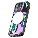 iPhone 16 Pro Max Purple River Black Impact Phone Case