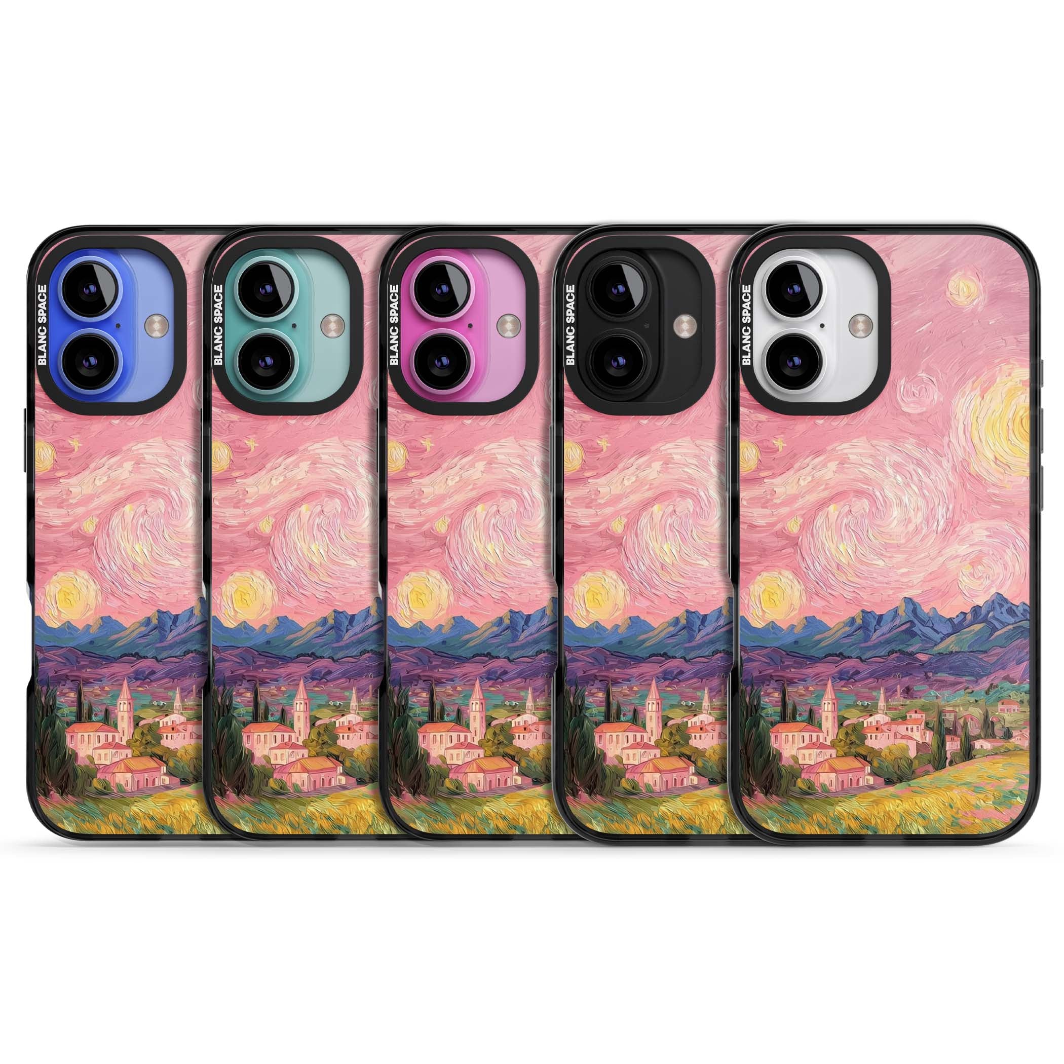 The Starry Sunset for her iPhone case | Black Impact Magsafe case for iPhone 16, iPhone 16 Plus