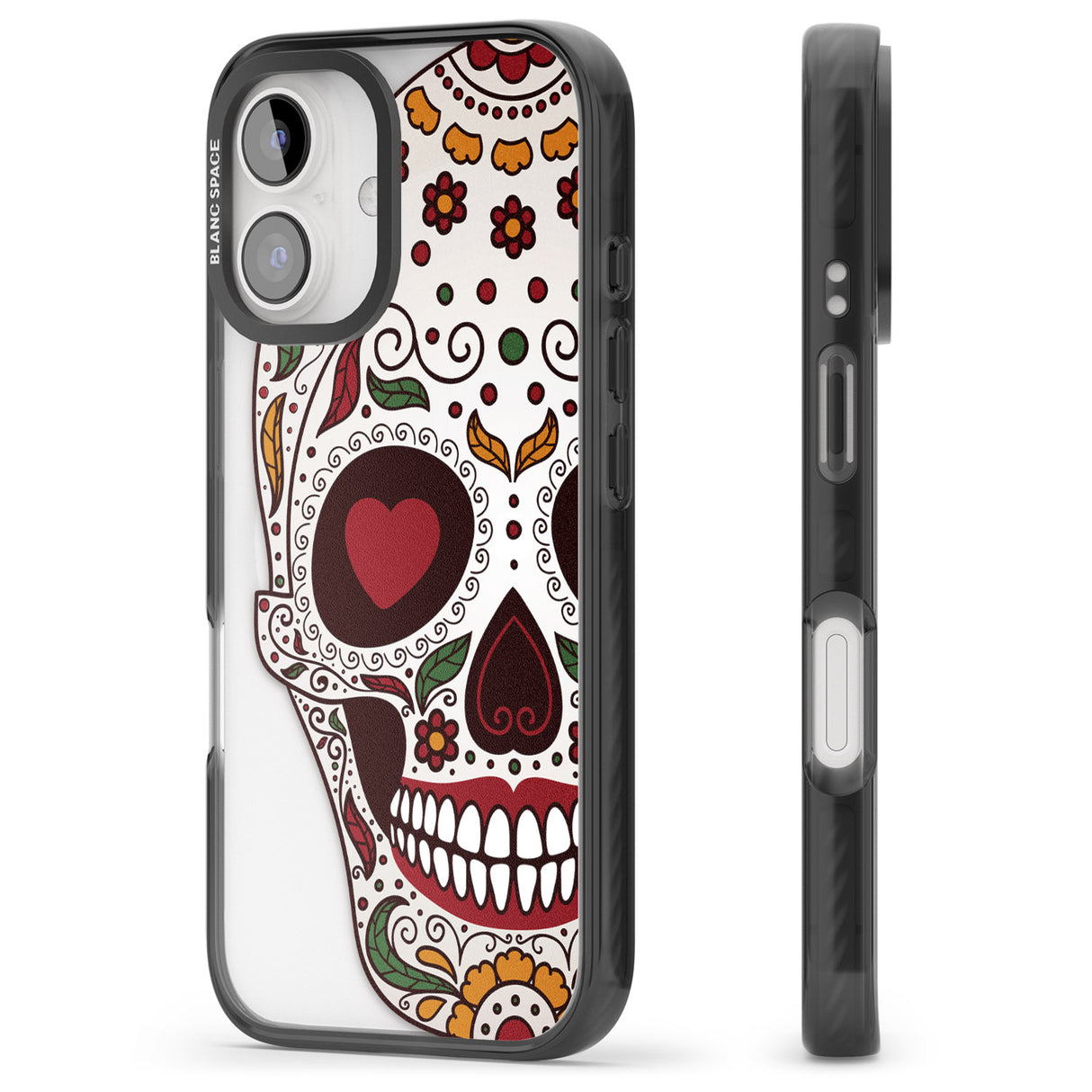 iPhone 16 Pro Max Autumn Sugar Skull Black Impact Phone Case