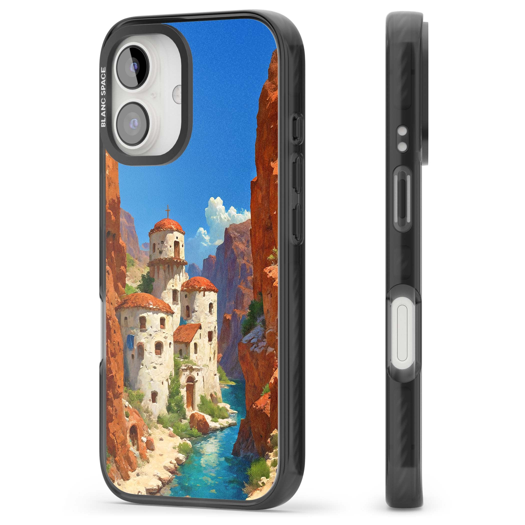 Canyon Haven for her iPhone case | Black Impact Magsafe case for iPhone 16, iPhone 16 Plus
