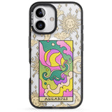 iPhone 16 Pro Max Celestial Zodiac - Aquarius Clear Impact Phone Case + Magsafe