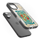 iPhone 16 Pro Max Celestial Zodiac - Pisces Black Impact Phone Case + Magsafe