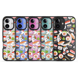 iPhone 16 Pro Max Kawaii Sushi Mix Black Impact Phone Case