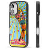 iPhone 16 Pro Max Floral Revolution Black Impact Phone Case