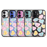 iPhone 16 Pro Max Sarcastic Love Hearts Black Impact Phone Case