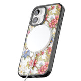 iPhone 16 Pro Max Vintage Vines & Flowers Clear Impact Phone Case + Magsafe