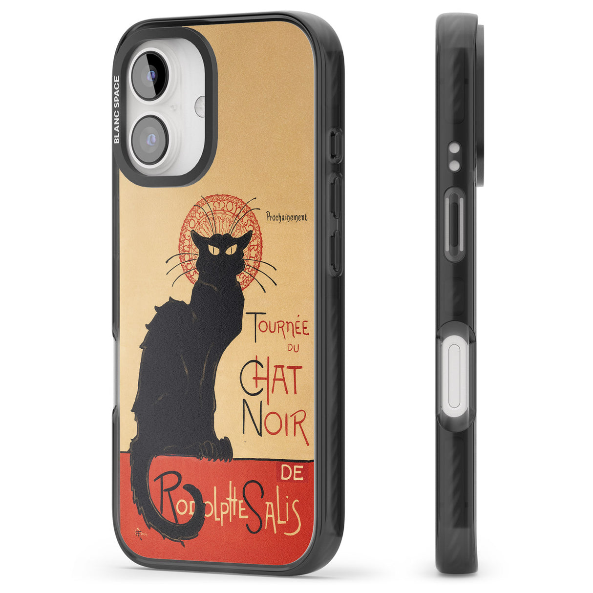 iPhone 16 Pro Max Tournee du Chat Noir Poster Black Impact Phone Case