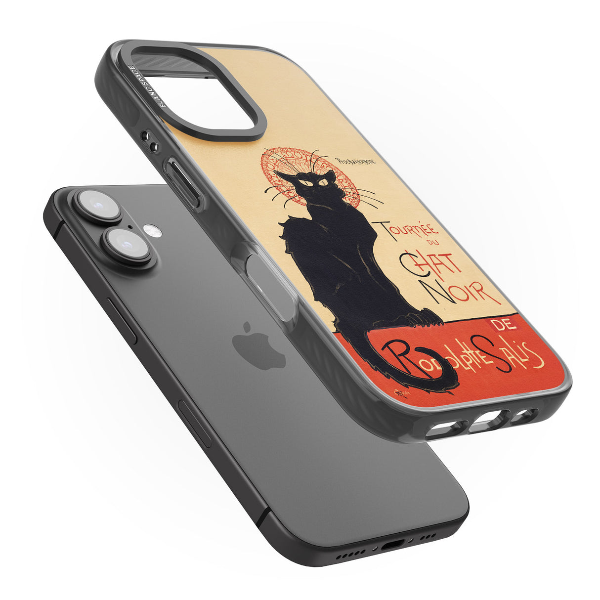 iPhone 16 Pro Max Tournee du Chat Noir Poster Black Impact Phone Case