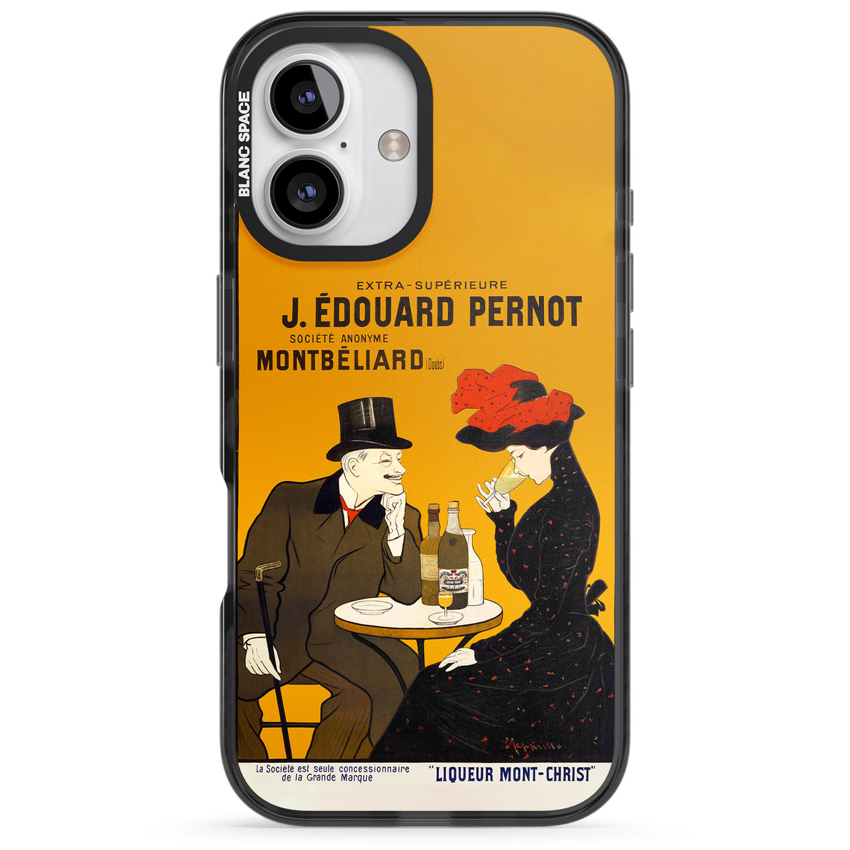 iPhone 16 Pro Max Absinthe, J.Edouard Pernot Poster Black Impact Phone Case