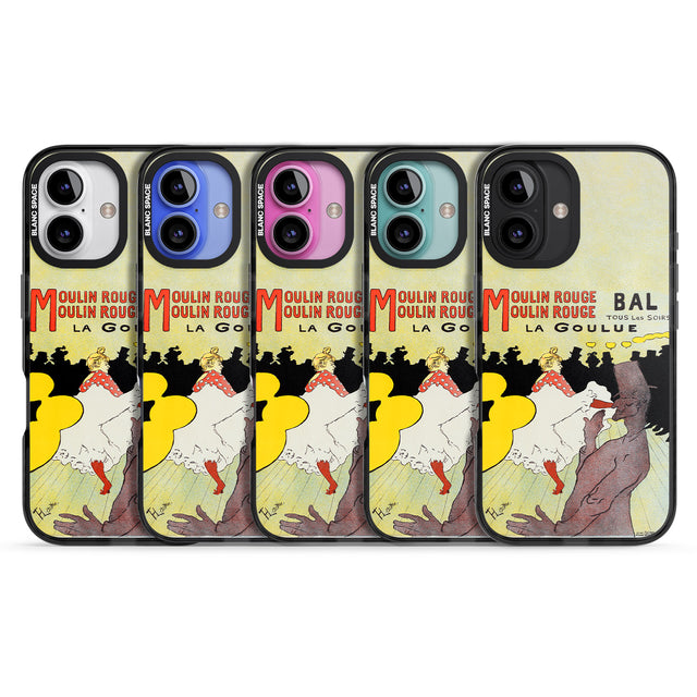 iPhone 16 Pro Max Moulin Rouge Poster Black Impact Phone Case