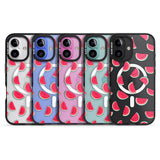 iPhone 16 Pro Max Watermelon Slices - Clear Black Impact Phone Case