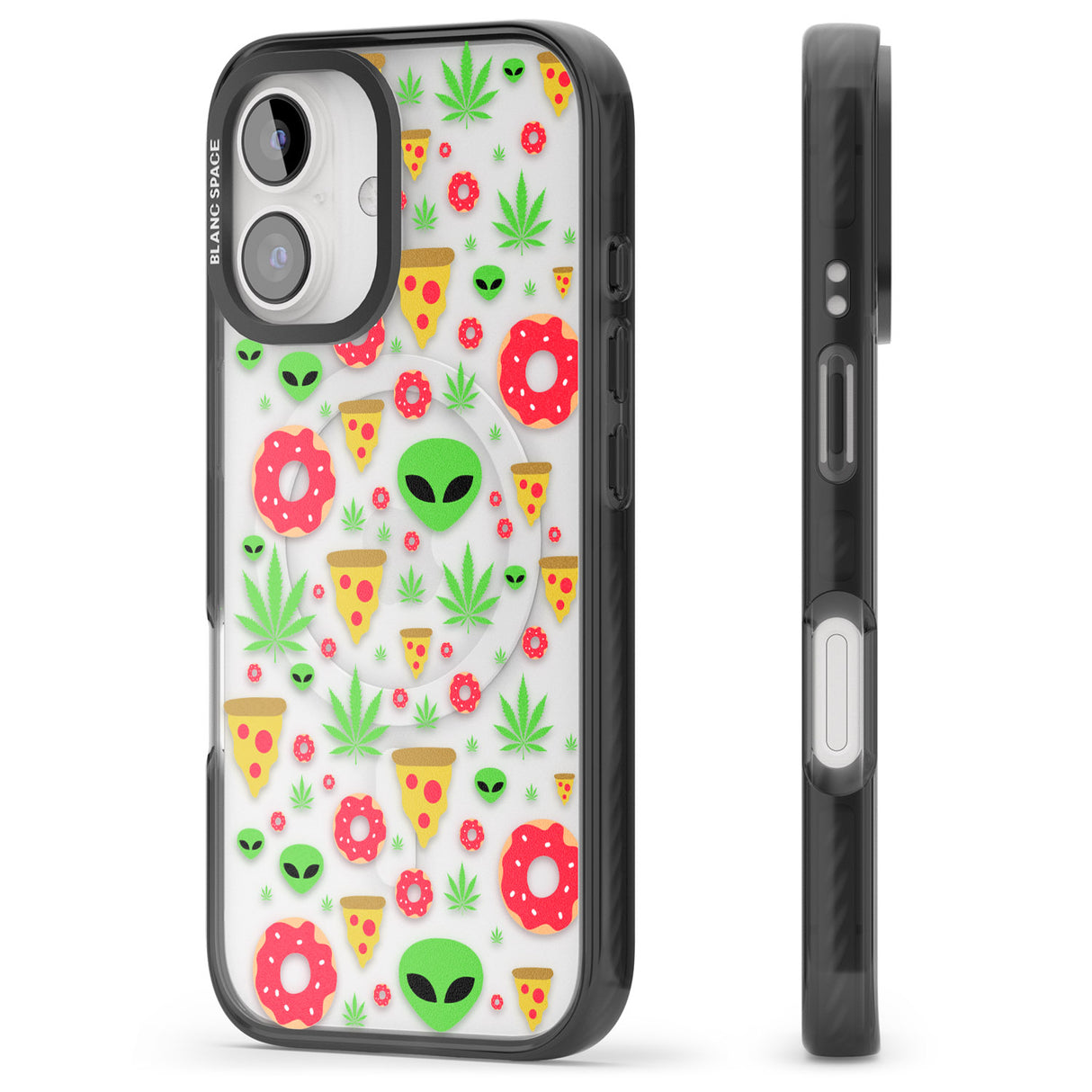 iPhone 16 Pro Max Martians & Munchies Black Impact Phone Case