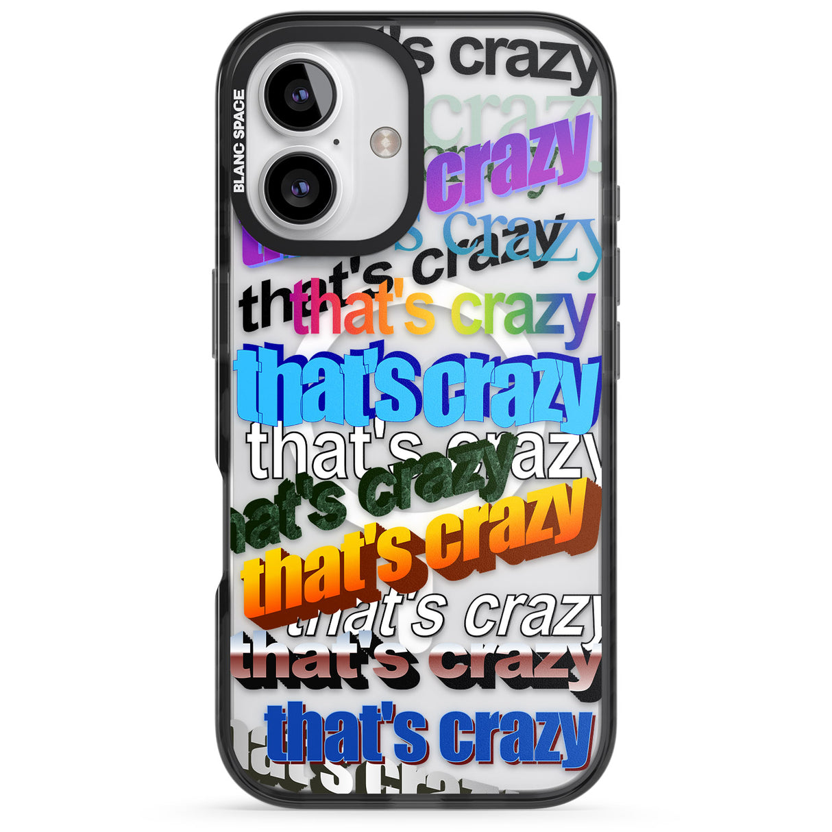 iPhone 16 Pro Max That's Crazy Black Impact Phone Case