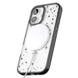 iPhone 16 Pro Max Aries Emblem - Transparent Design Black Impact Phone Case