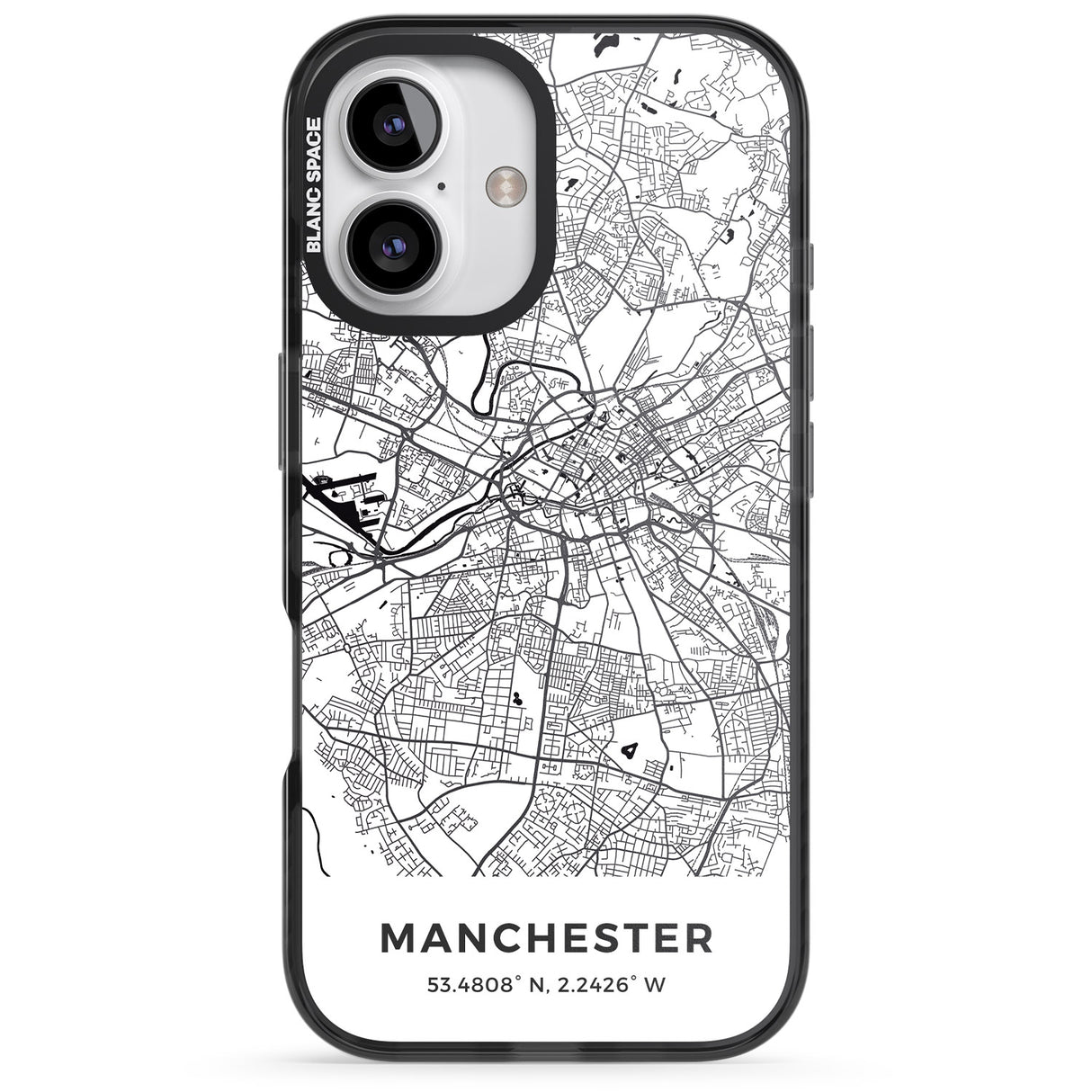 Map of Manchester, England