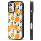 iPhone 16 Pro Max Oranges Pattern Black Impact Phone Case