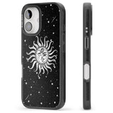 iPhone 16 Pro Max Mystic Sun Moon Black Impact Phone Case