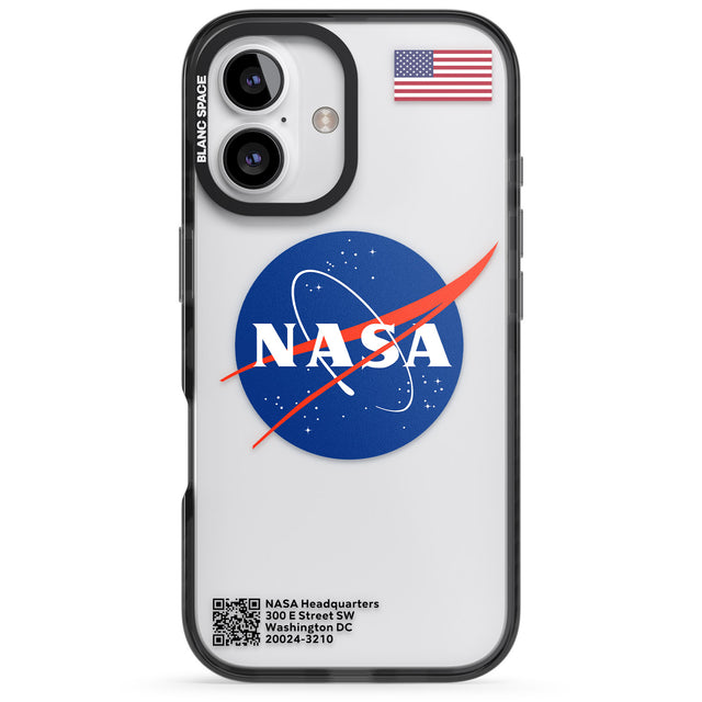 iPhone 16 Pro Max NASA Meatball Black Impact Phone Case