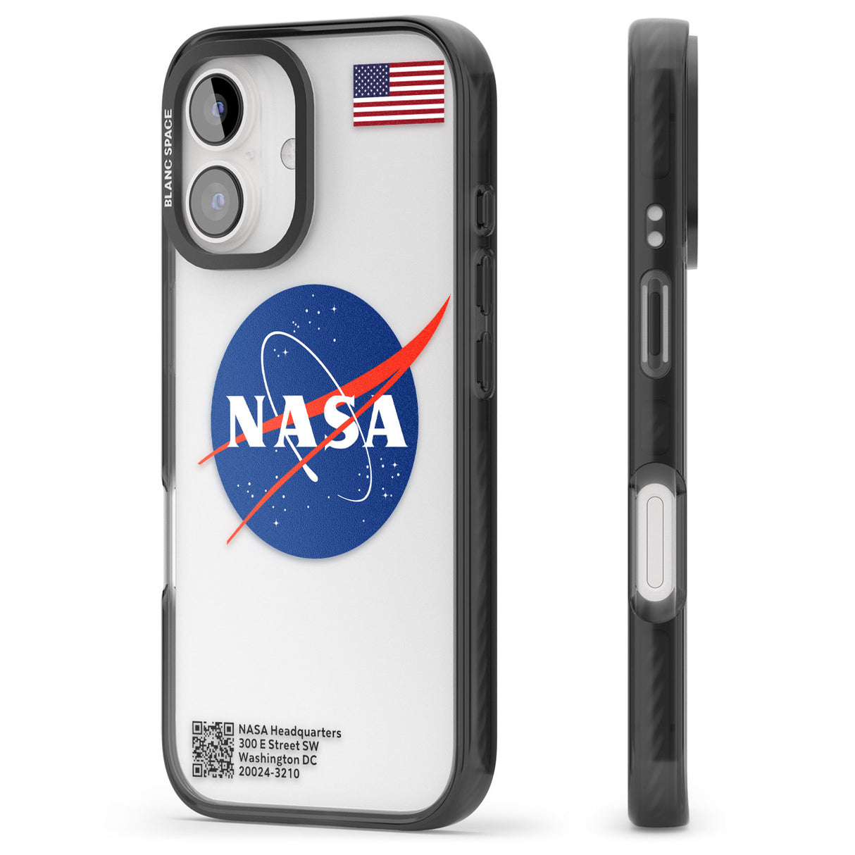 iPhone 16 Pro Max NASA Meatball Black Impact Phone Case