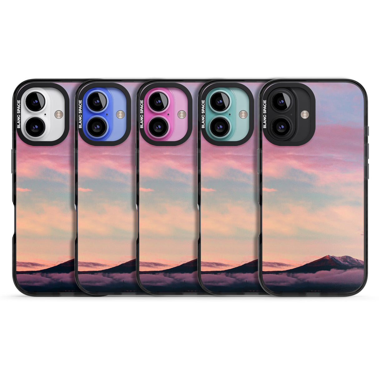 iPhone 16 Pro Max Cloudy Sunset Photograph Black Impact Phone Case